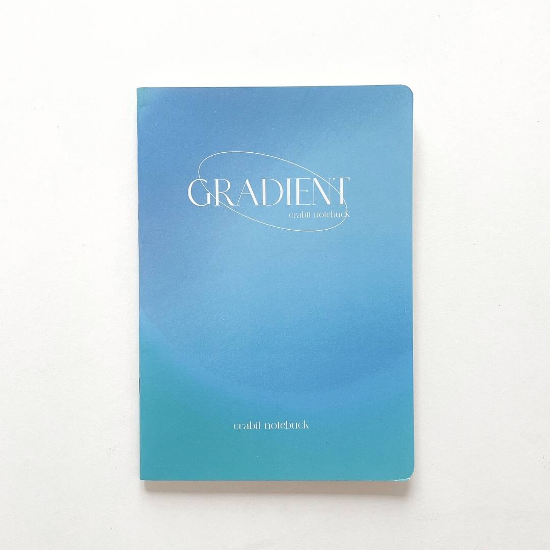 Vở kẻ ngang 80 trang Gradient Crabit ghi chép mượt mà