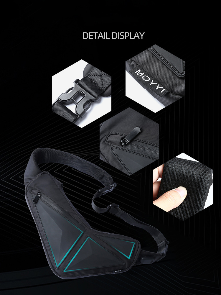 Túi đeo chéo boomerang vải oxford cao cấp thời trang TDC003 - cá tính - chống nước - chống xước