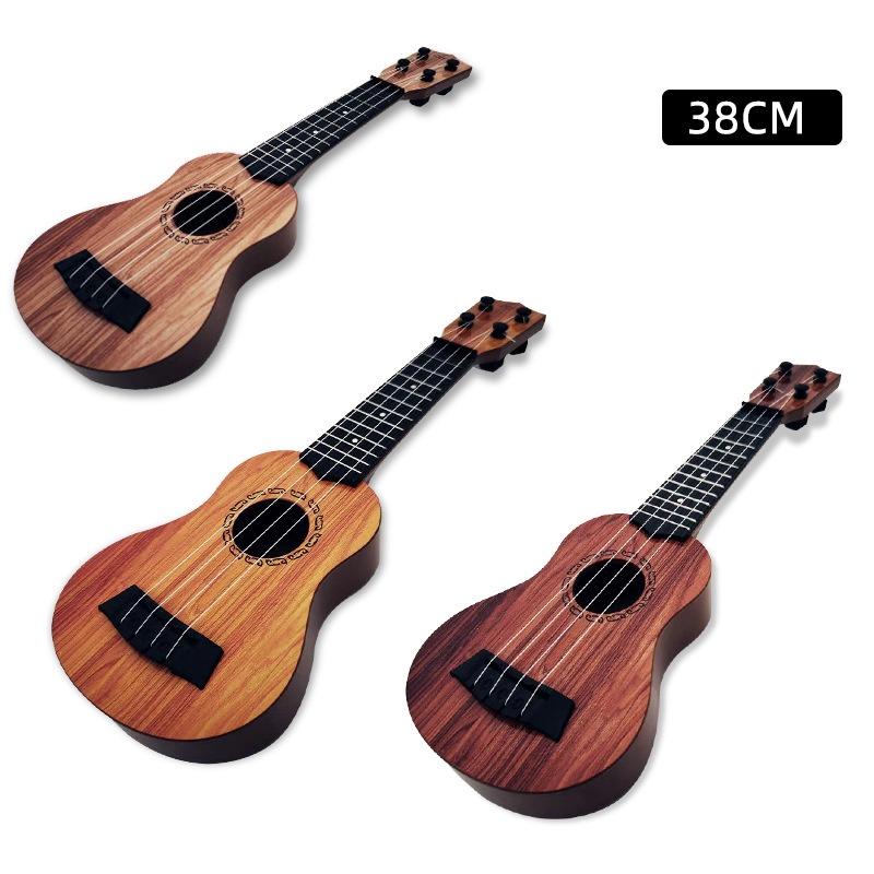 Đàn Ukulele Nhỏ Cho Bé Tập Chơi, Ukulele 38cm Kèm Phụ Kiện