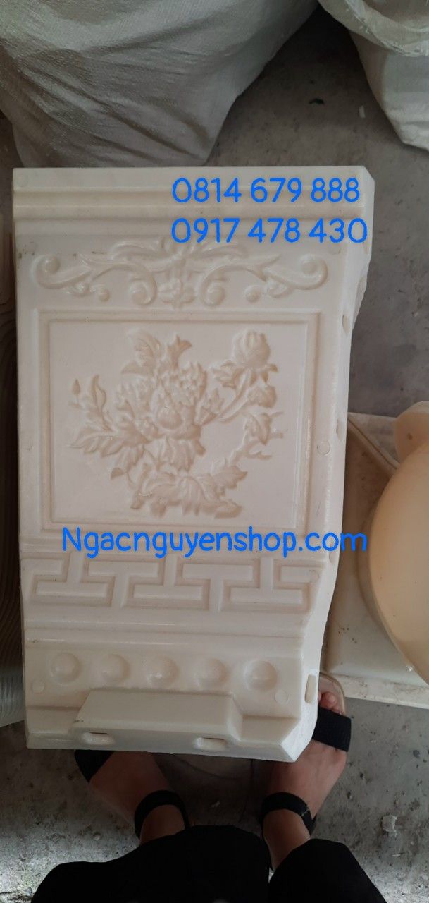 Khuôn đúc chậu bát giác rộng 75cm không chân hàng dày dặn