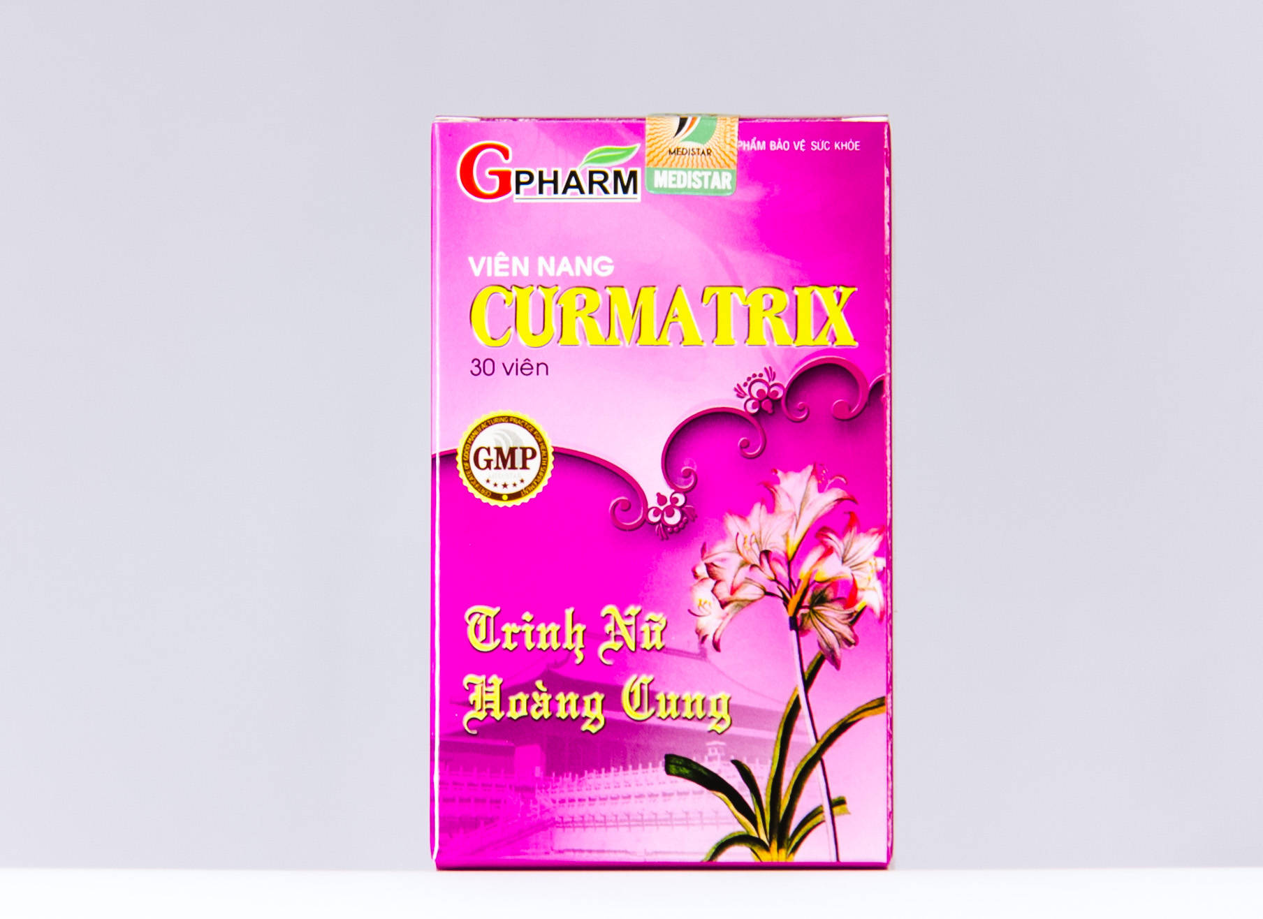 Thực phẩm bảo vệ sức khỏe Viên uống CURMATRIX Hỗ trợ giảm sự phát triển của u xơ, giúp giảm các triệu chứng hạn chế nguy cơ u xơ tử cung