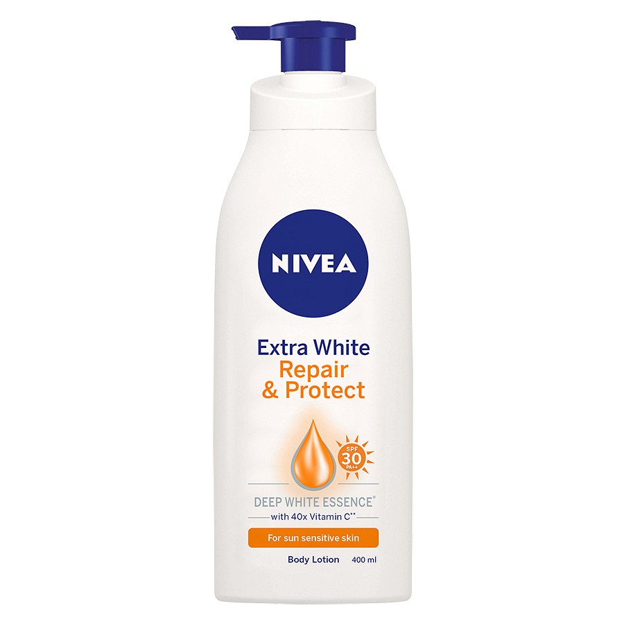 Sữa Dưỡng Thể Dưỡng Trắng NIVEA Giúp Phục Hồi & Chống Nắng SPF 30 (350ml) - 88311