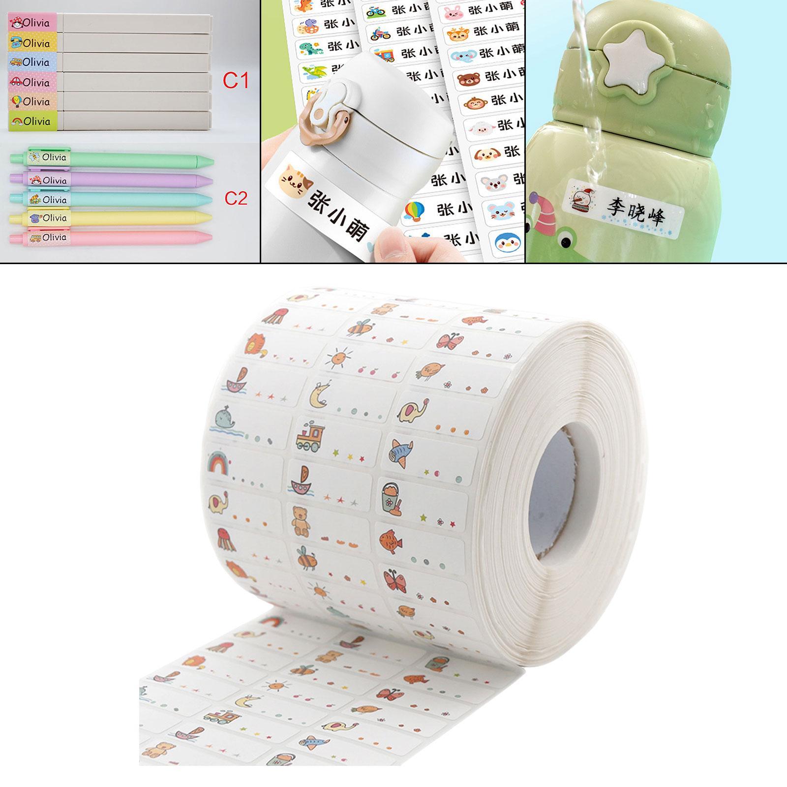 Name Labels Daycare Stationery Customize Stickers for Children School Office