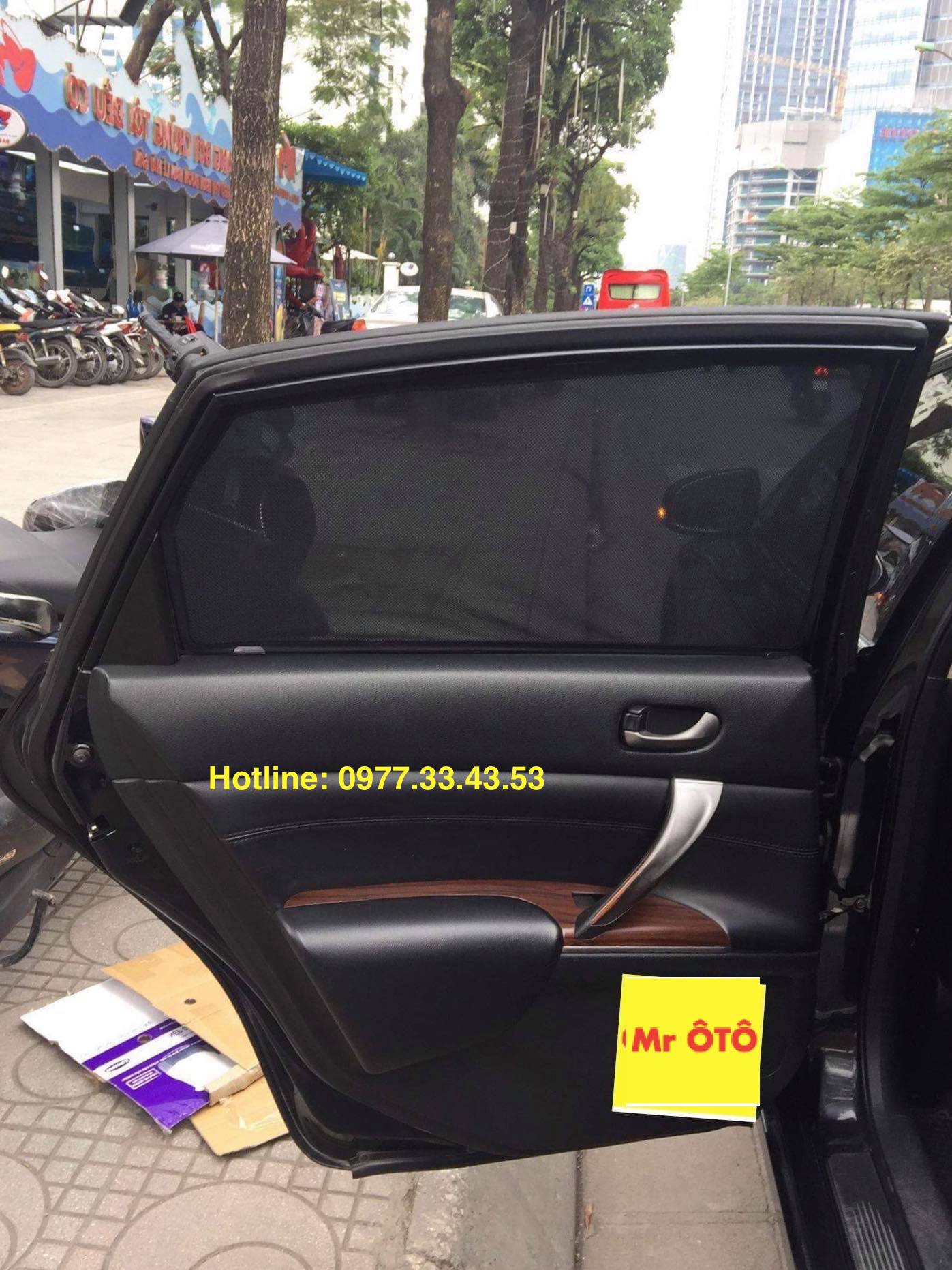 Rèm Che nắng xe Nissan TEANNA 2008-2012 loại 1 có hút nam châm, Vải dày dặn, chống nắng tuyệt đối