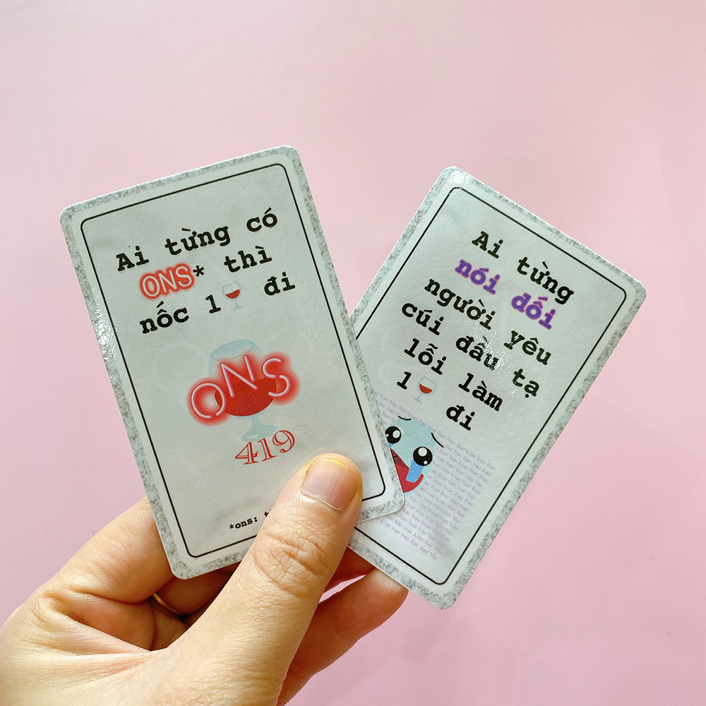 Bộ Bài Say Say Không Say Không Về 50 Lá Drinking Game Hot Trend Tụ Tập Làm Quen Trải Nghiệm Cùng Bạn Bè