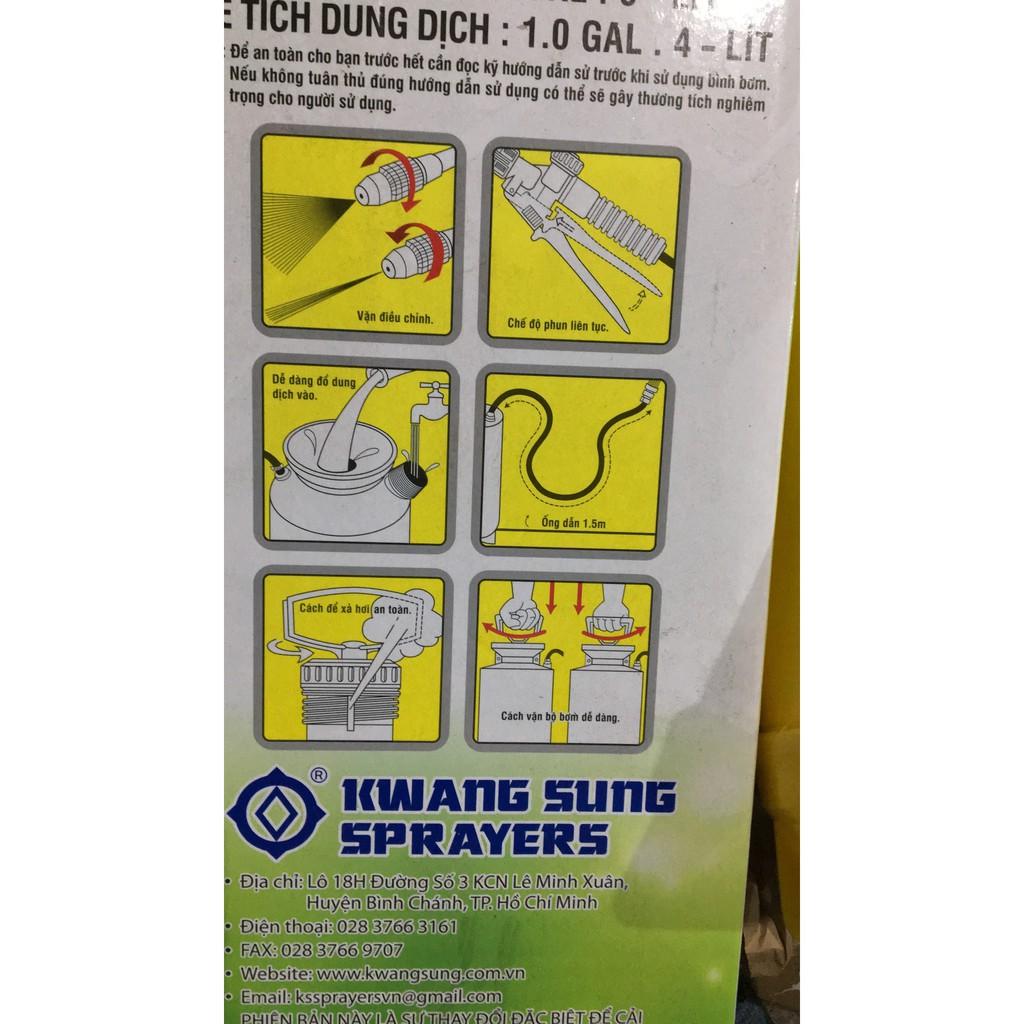 Bình xịt dung tích 4 lít Hàn Quốc