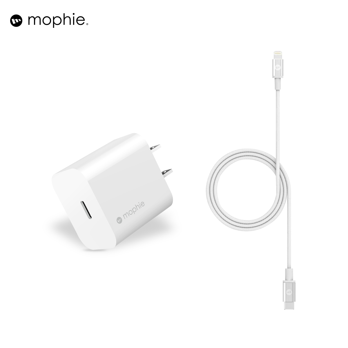 Combo Sạc Nhanh Mophie Power Delivery USB-C GaN 30W dành cho iPhone/ iPad - Hàng chính hãng