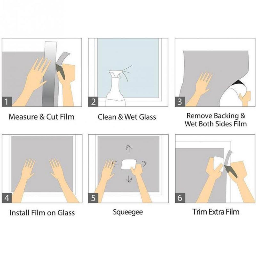 Tấm Phim Dán Cửa Sổ Trang Trí Nhà Cửa