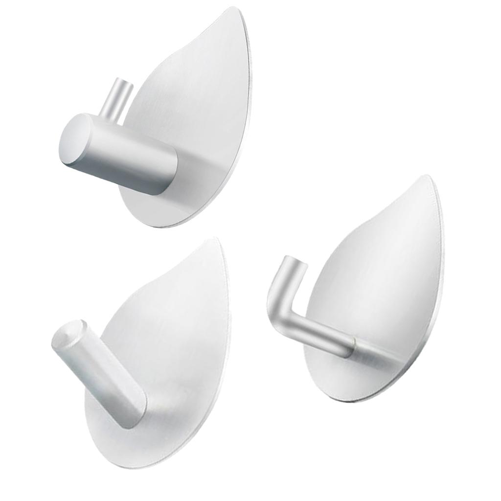 Stainless steel wall hooks adhesive hook for bathroom