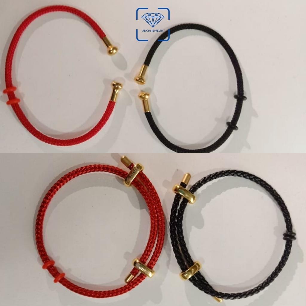 Vòng tay lu thống đá cam thạch phong thủy, dây lu thống, xỏ charm, đồng điếu