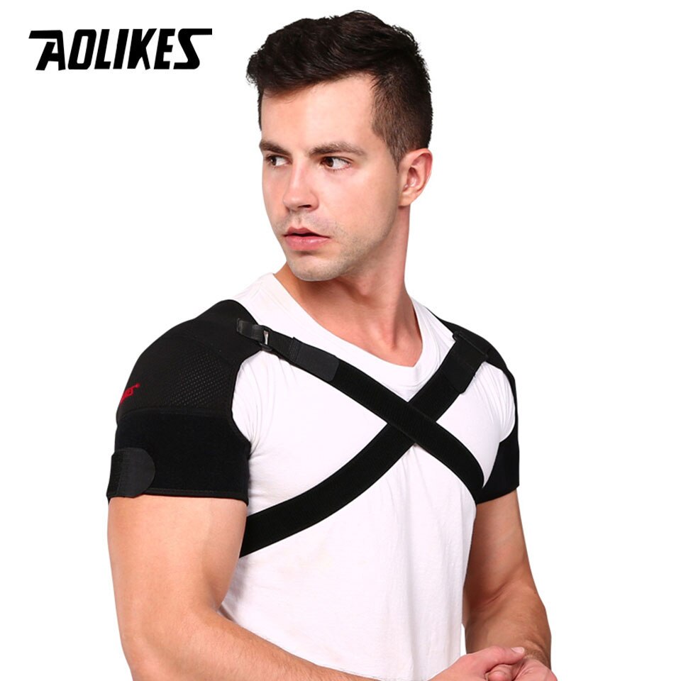 Đai cố định khớp vai đôi AOLIKES A-1695 Strap compression sports