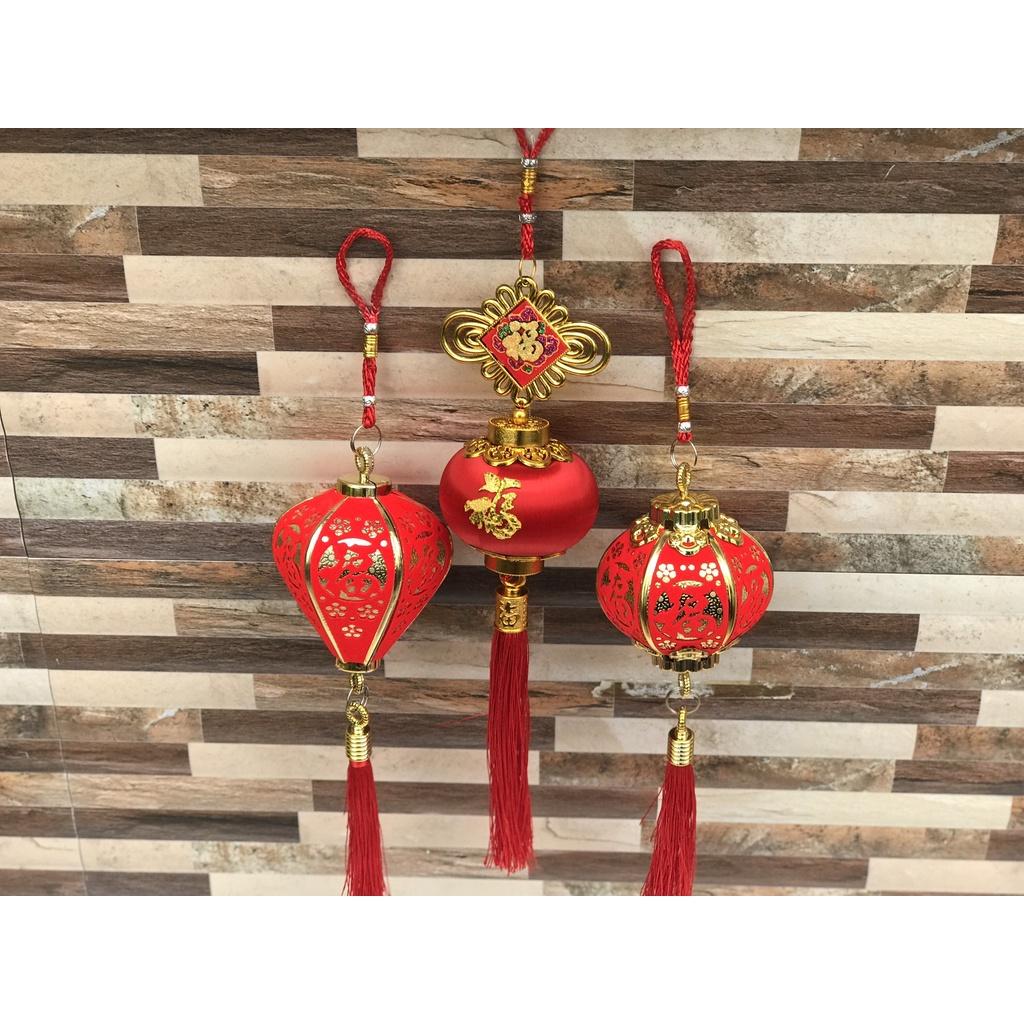 Lồng Đèn 35Cm Dây Treo Trang Trí Tết , Liễng Treo Cây