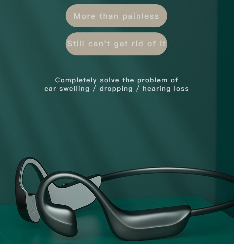 Bluetooth Headset Bone Conduction Wireless Ear-mounted Sports Waterproof Headset