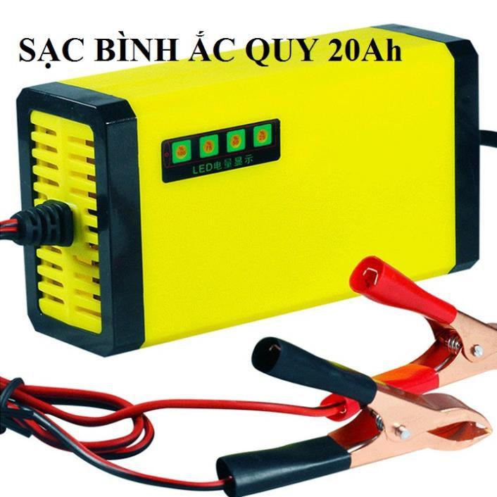 Sạc bình Acquy tự động 12V cho xe Ô tô, xe máy