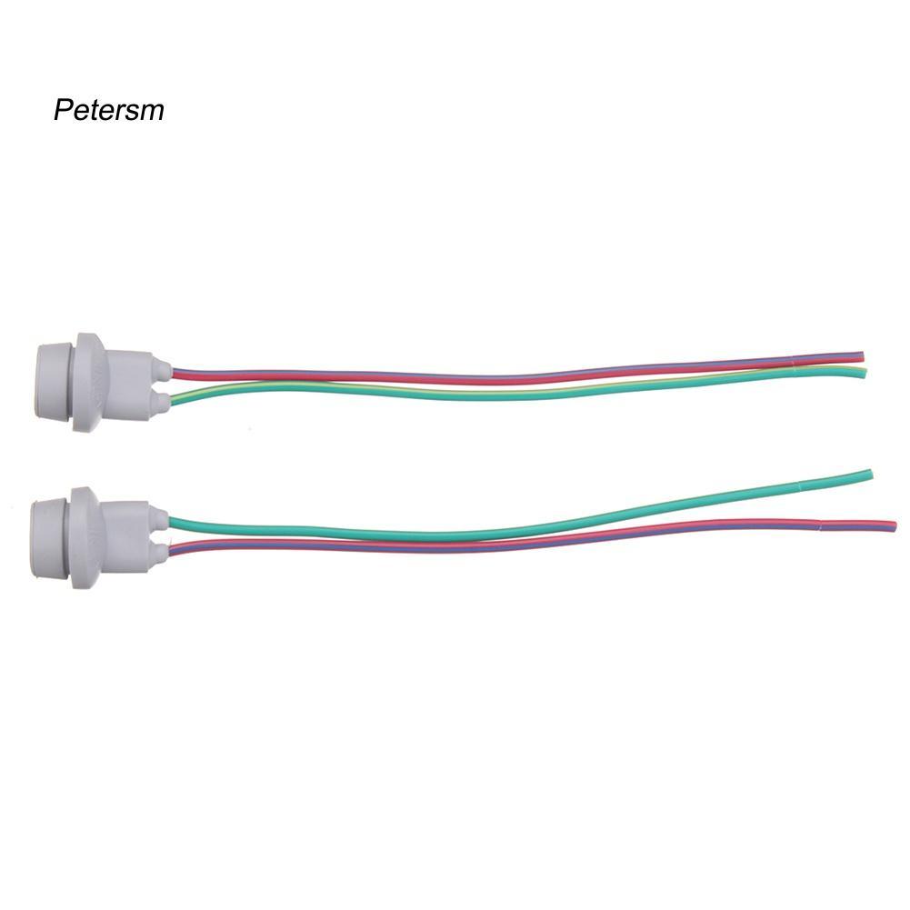 Set 2 Đuôi Đèn Đỗ Xe W5W T10 Bằng Cao Su Chuyên Dụng Cho Xe Hơi / Xe