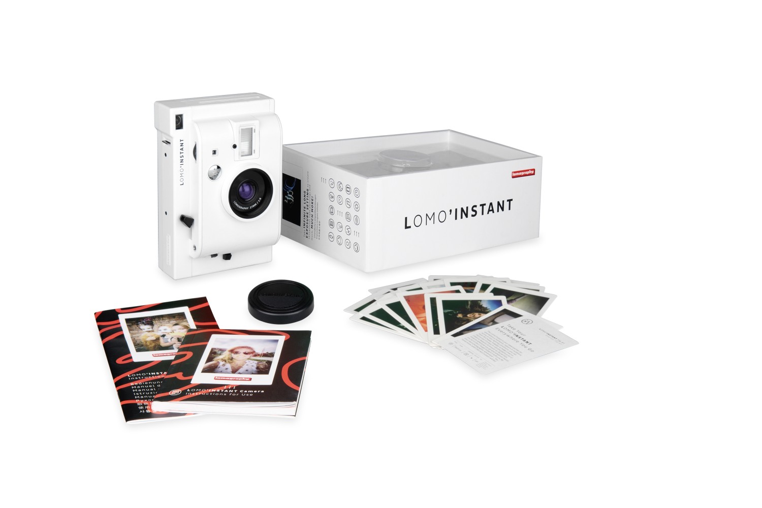 MÁY ẢNH CHỤP IN LIỀN LOMO'INSTANT MÀU TRẮNG hàng chính hãng