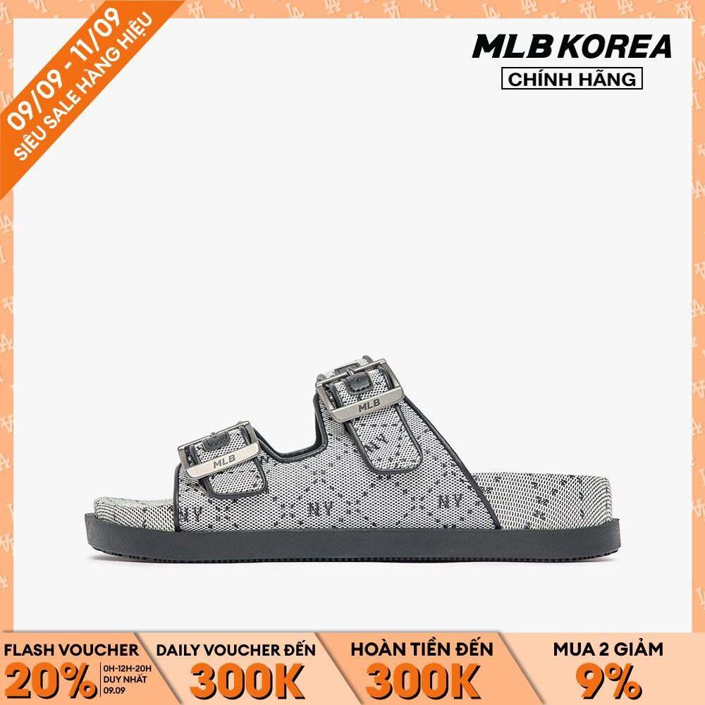 MLB - Dép quai ngang unisex Jacquard Diamond Monogram 3ALPCTM33