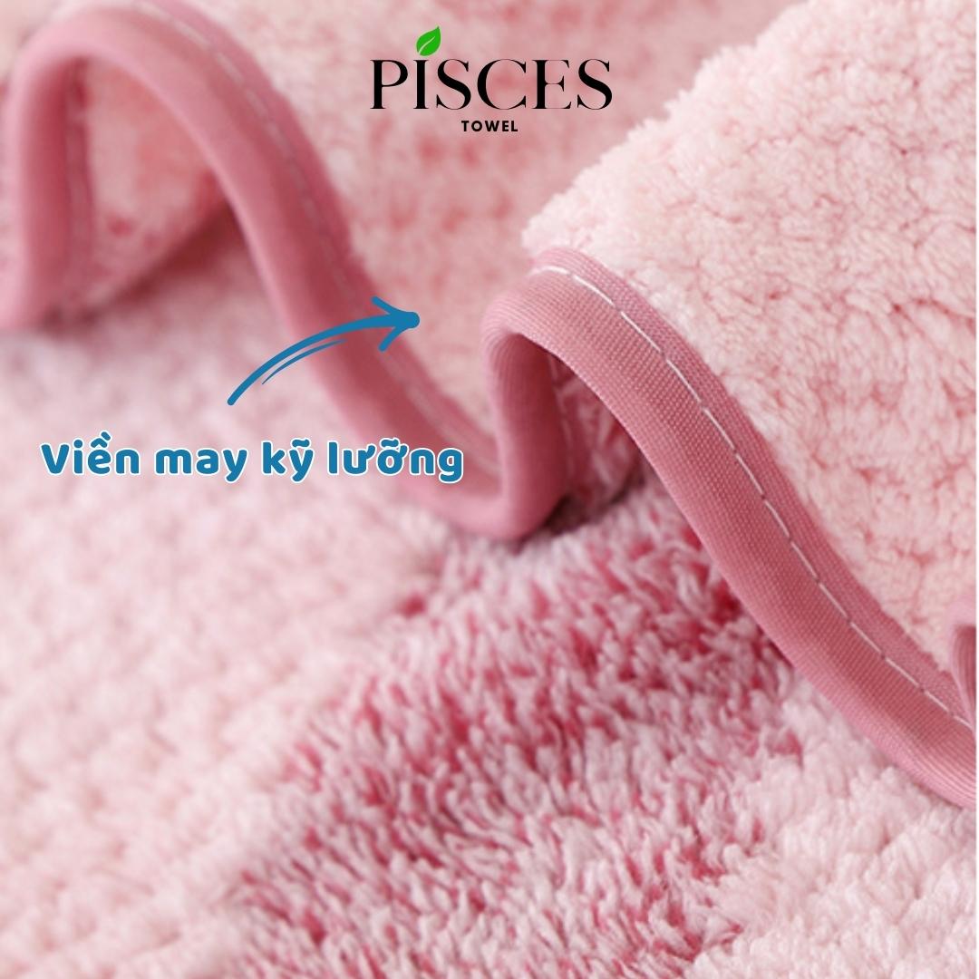 Khăn Mặt Làm Quà Tặng PISCES TOWEL 30x40cm Cotton Mềm Mại, Khăn Spa Yoga Gym Thể Thao Hút Mồ Hôi