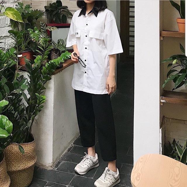 Quần baggy tây.