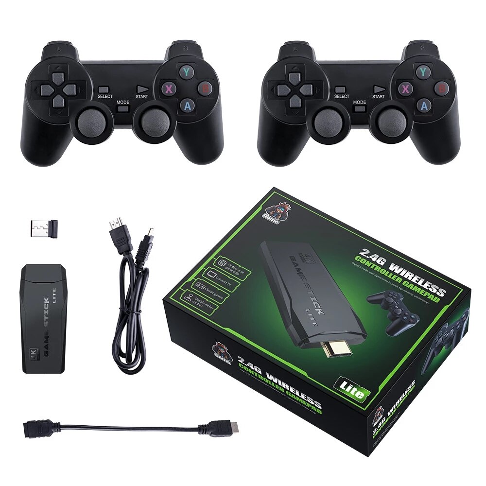 Máy chơi game điện tử 4 nút Tay cầm không dây 32G/64G.
