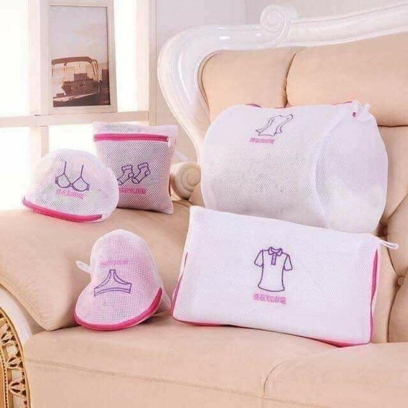 Sét 5 túi lưới giặt tránh hỏng quần áo