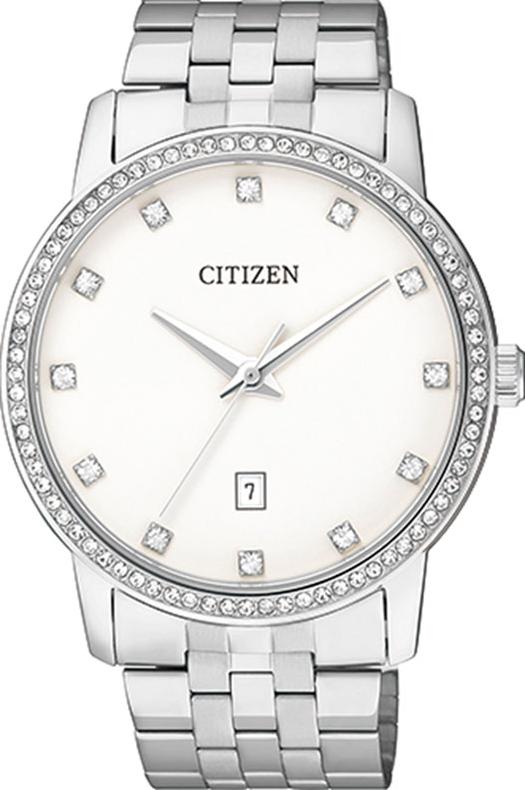 Đồng Hồ Nam Citizen Dây Thép Không Gỉ BI5030-51A - Mặt Trắng