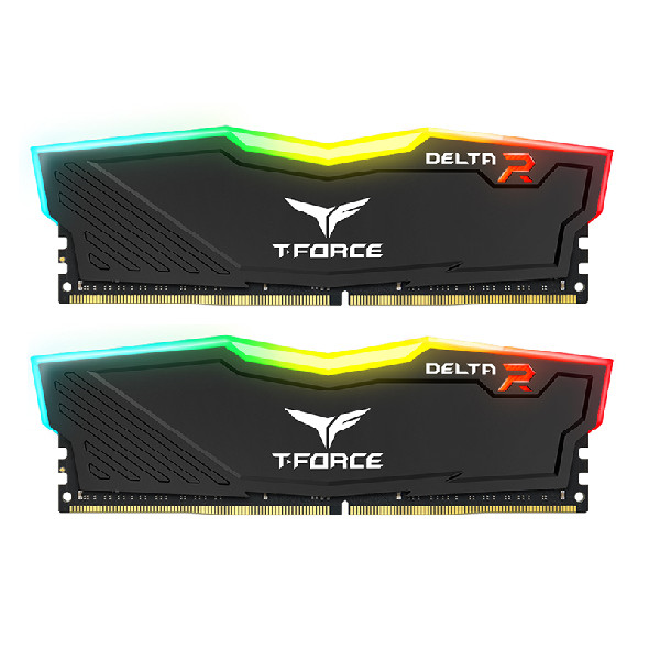 Ram TEAMGROUP T-Force Delta RGB Series 16GB (2 x 8GB) - 3000MHz LED 16,8 triệu màu, tản nhiệt nhôm - Hàng chính hãng