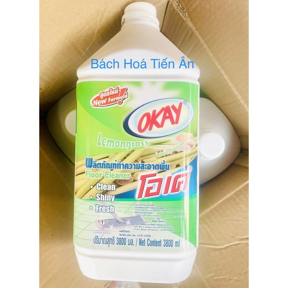 Lau sàn OKAY 3800ml nhập khẩu Thái Lan - lưu hương thơm và xua đuổi côn trùng...