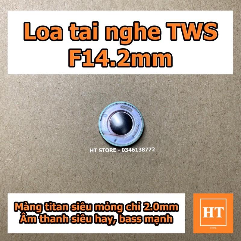 Loa tai nghe TWS F14.2mm ANC tự động giảm tiếng ồn, màng tổng hợp titan siêu mỏng, cho âm thanh cực hay