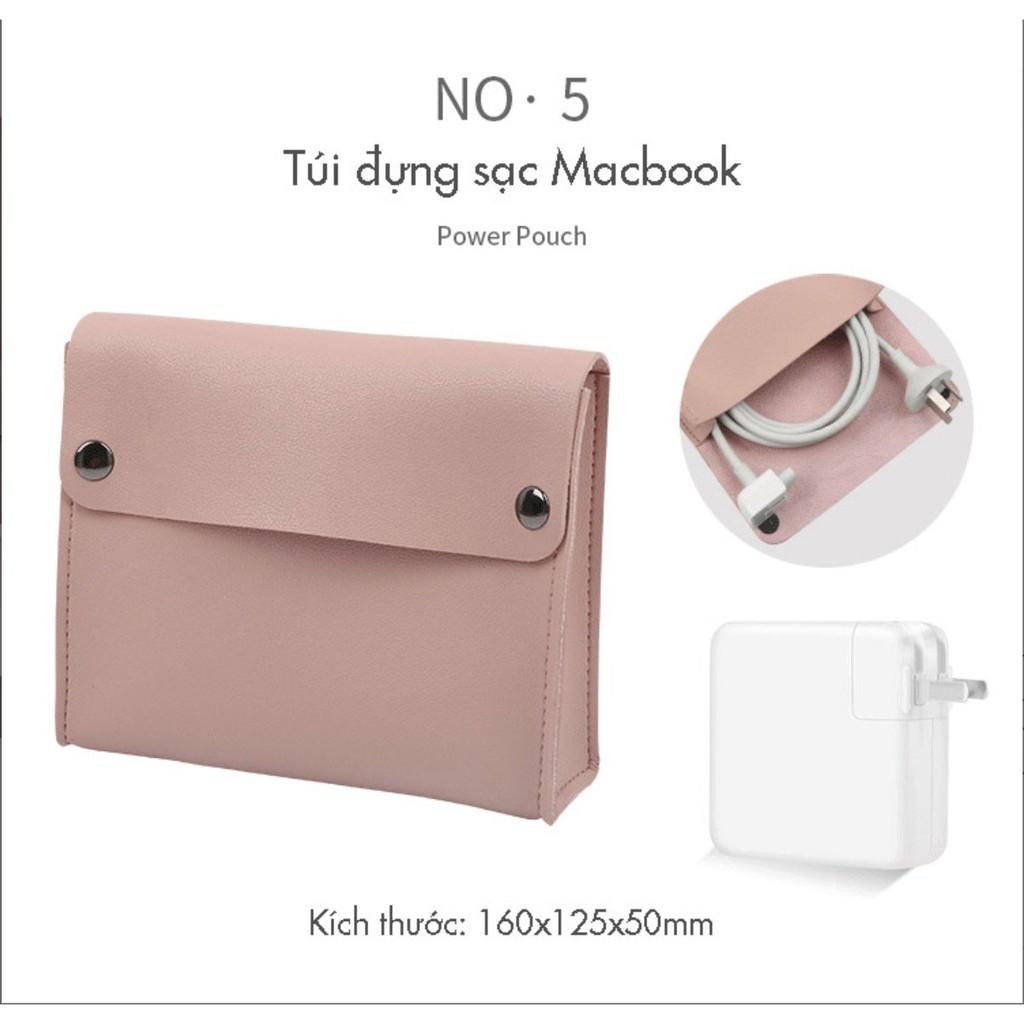 Set Combo 5in1 Macbook chất liệu da