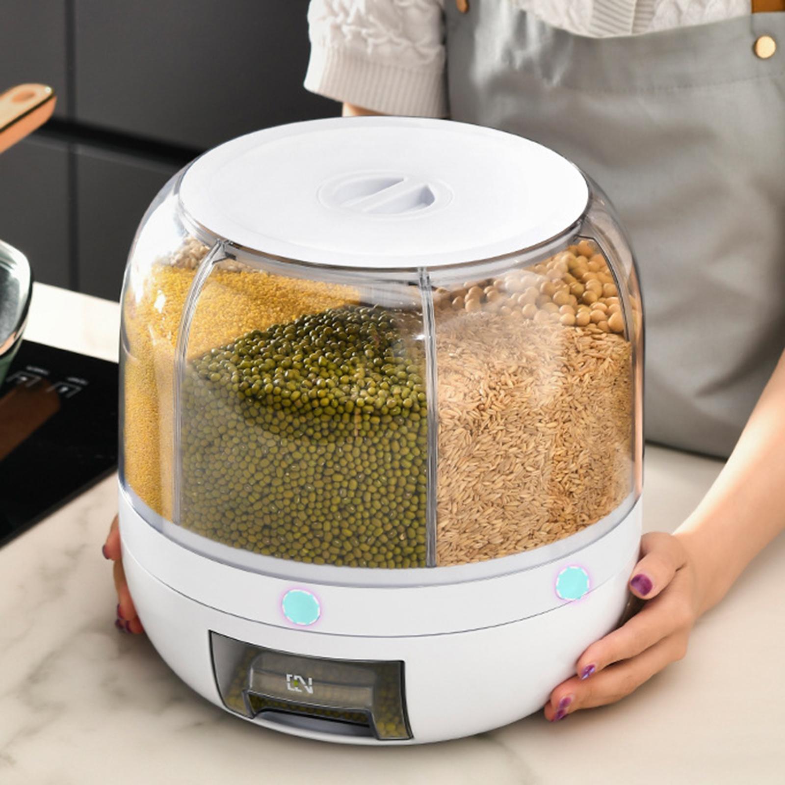 Kitchen Rice Storage Container Flour Cereal Bread Storage Sealed Rice Box for Pet Food Cereal