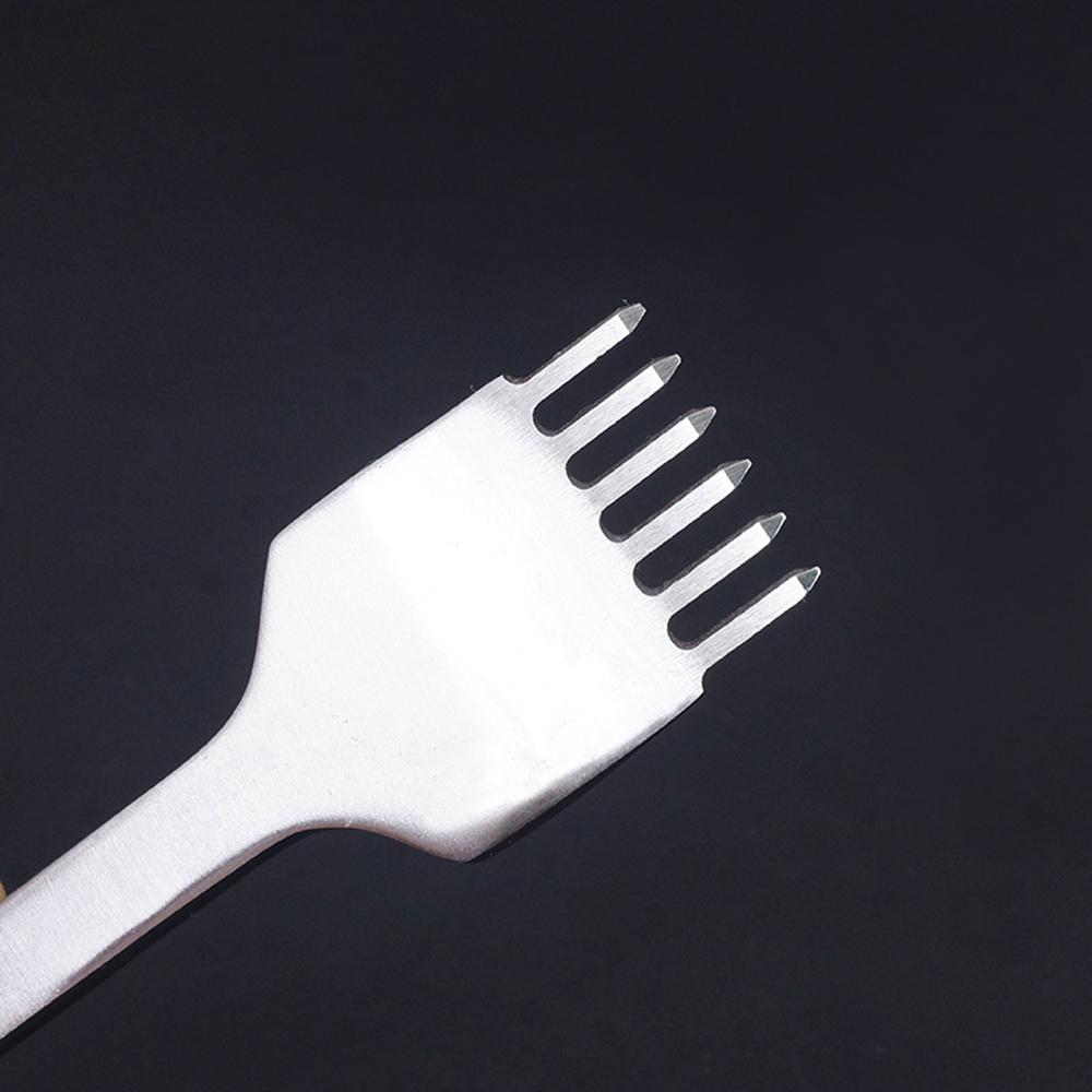 Dụng cụ đục lỗ đồ da bằng Thép không gỉ bốn kích thước 1 2 4 6