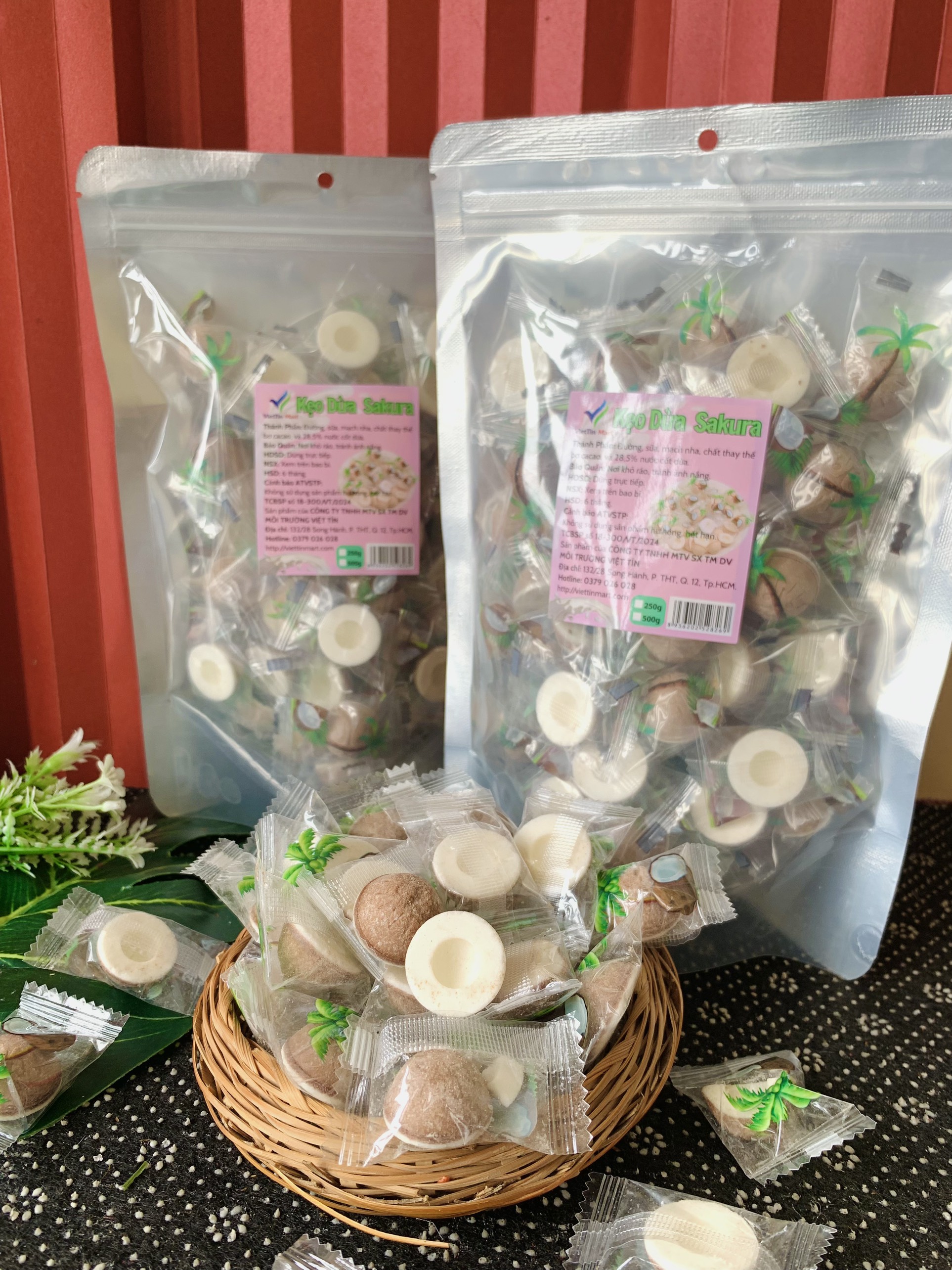 Kẹo Dừa Sakura Hobabe