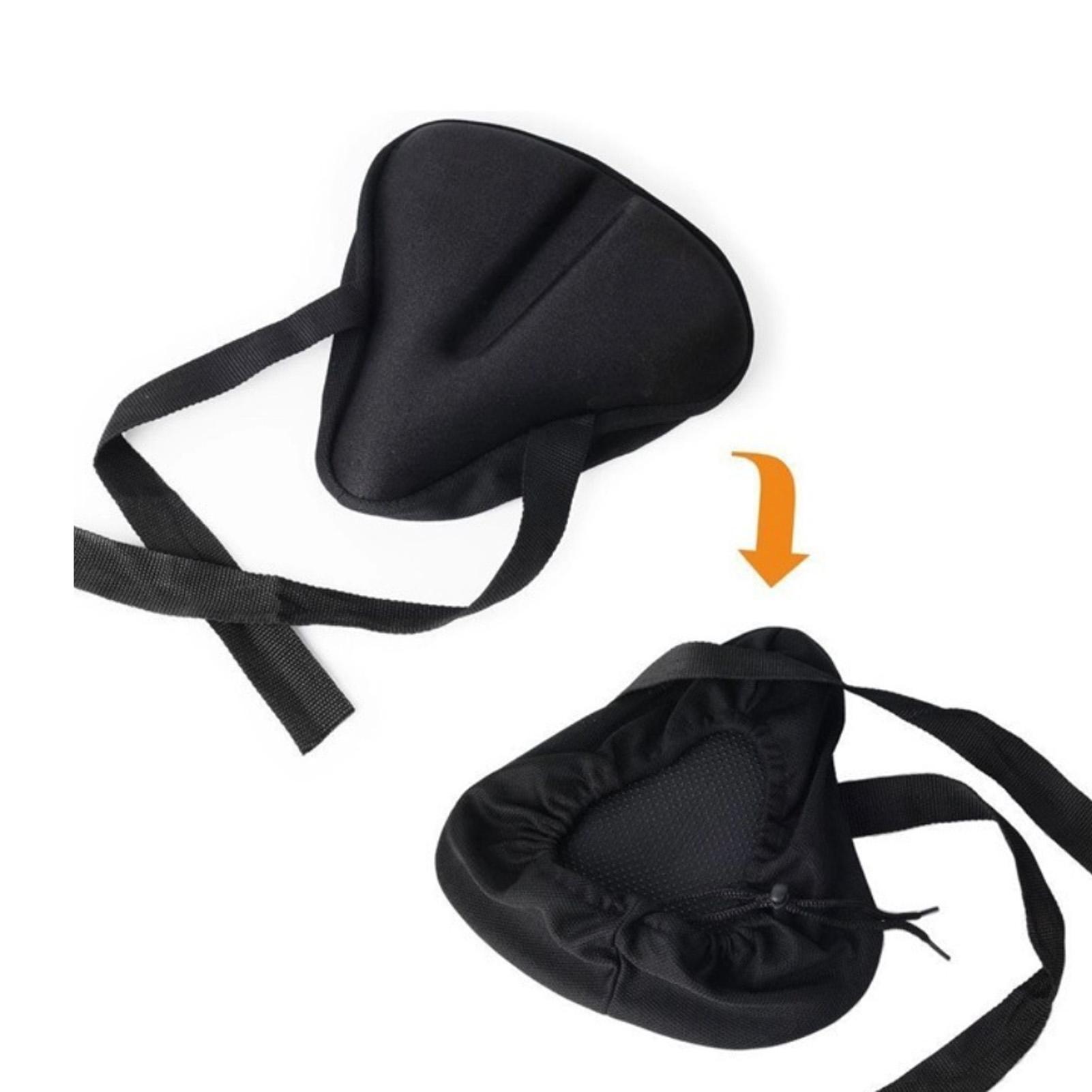 Yên Xe Bản Rộng Bằng Silicon Cho Xe Đạp Mềm Mại Thoải Mái