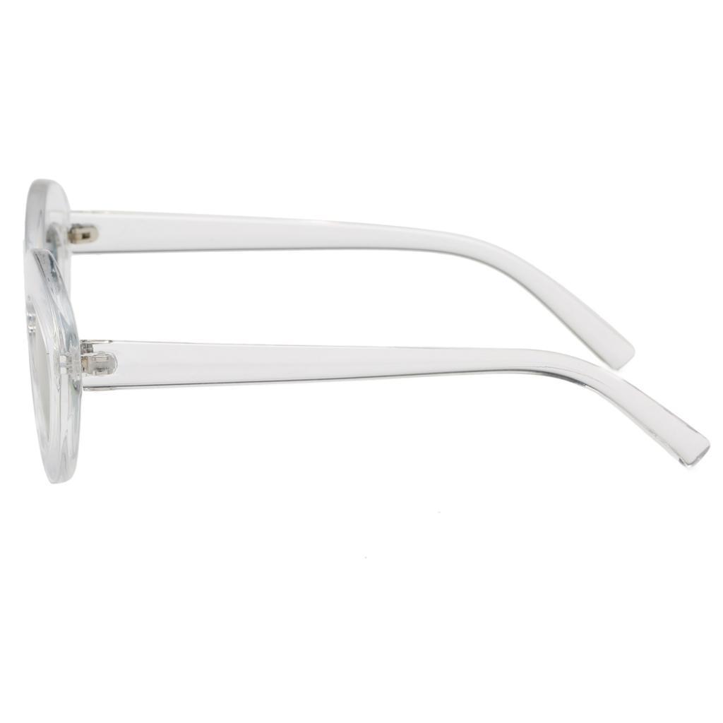 Vintage Anti-UV Oval Sunglasses Shades Plastic Frame Glasses Eyewear 01