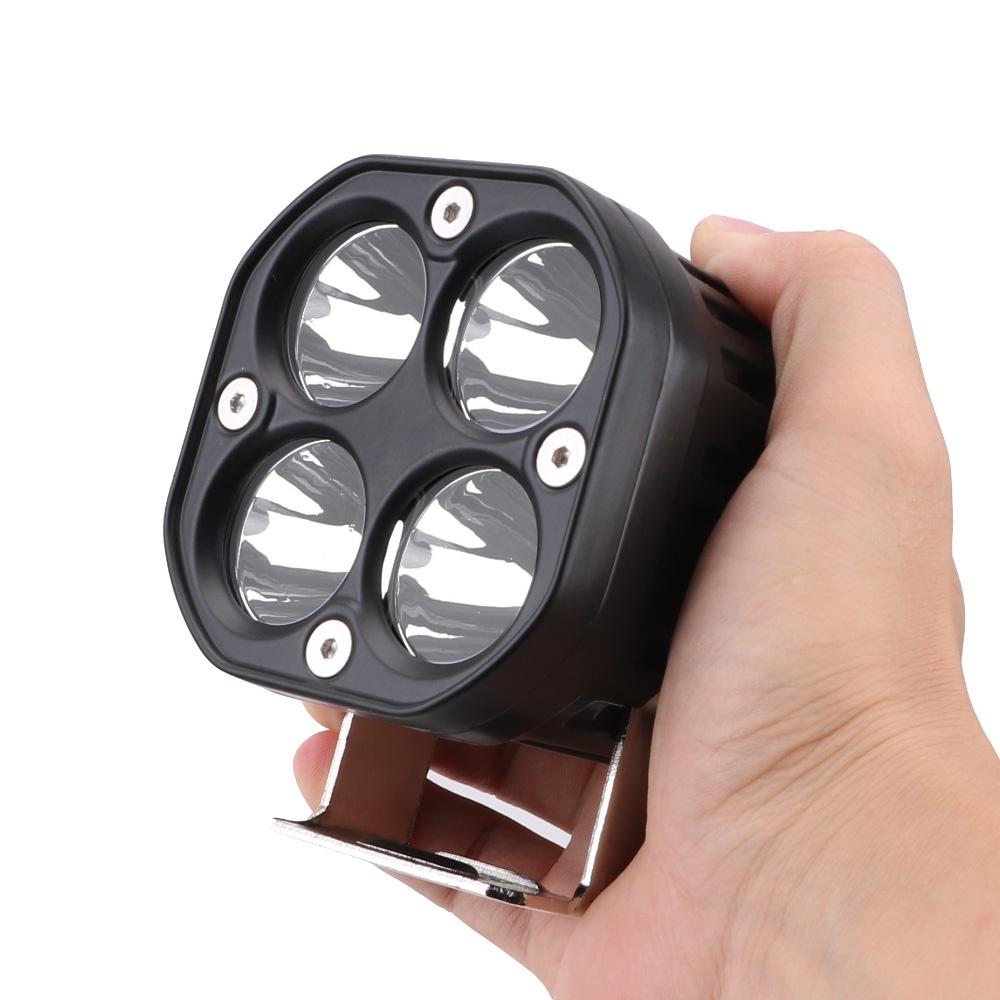 Thanh đèn LED hình vuông 3 inch màu trắng/vàng dùng cho xe hơi 4x4