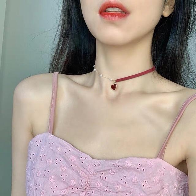 Vòng cổ xinh trái tim
