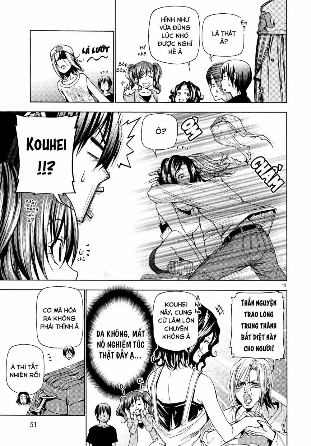 cô gái thích lặn - grand blue chapter 41 14