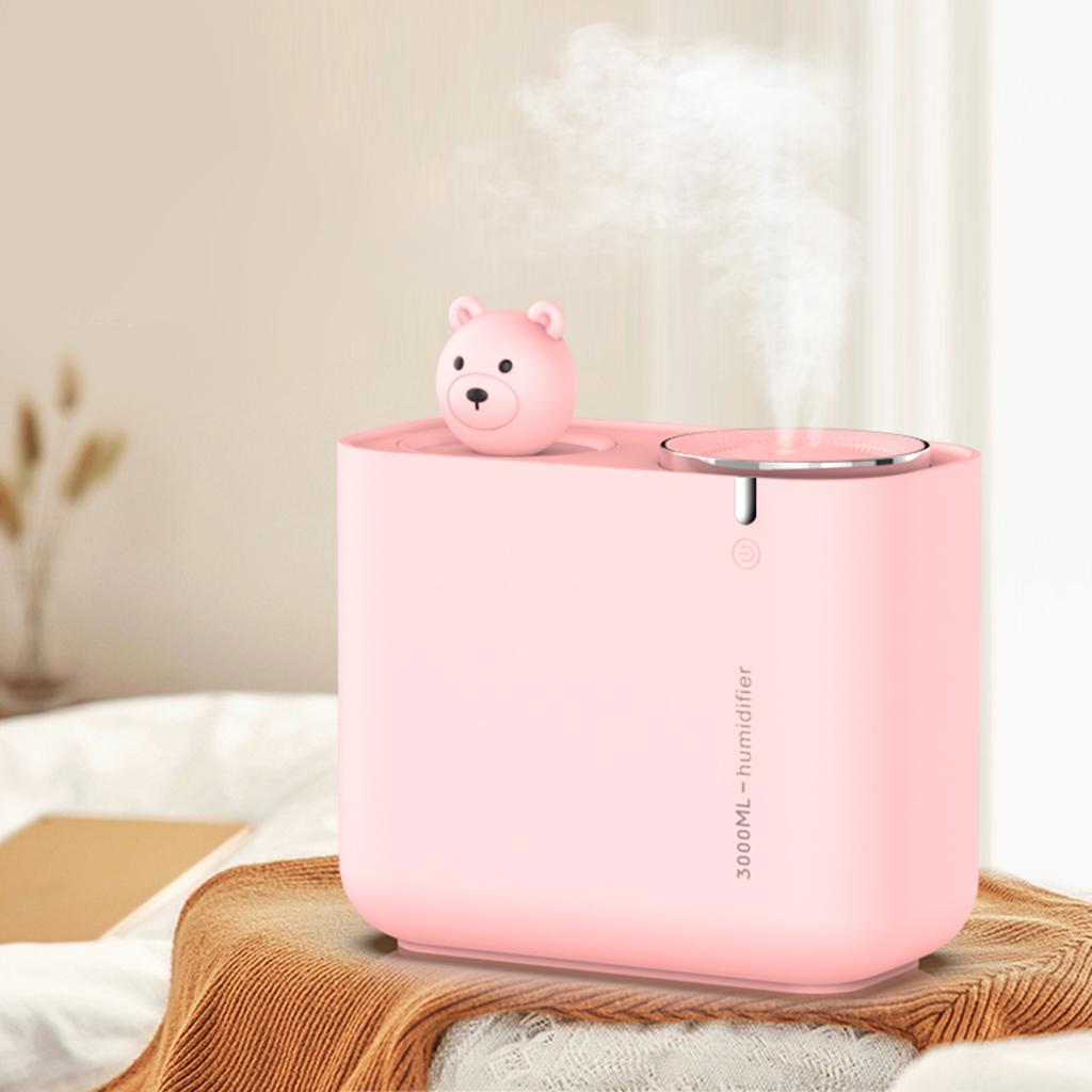Top Fill Cool-Mist Humidifier for Bedroom, Essential Oil Diffuser - Smart Ultrasonic Humidifier for Home, Large Room with Auto Shut Off, 3L Water Tank