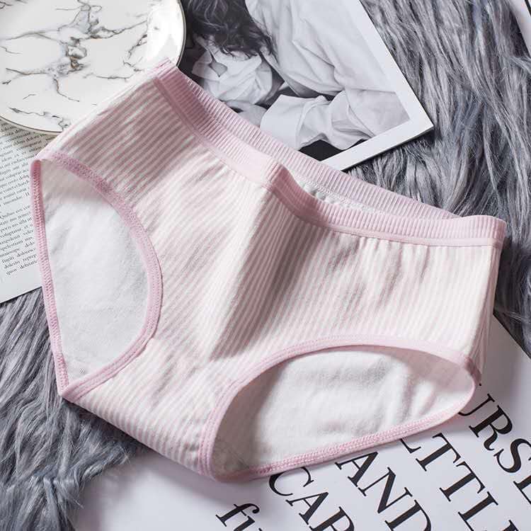 Combo 10 quần lót cotton tăm kẻ sọc mềm mịn cao cấp