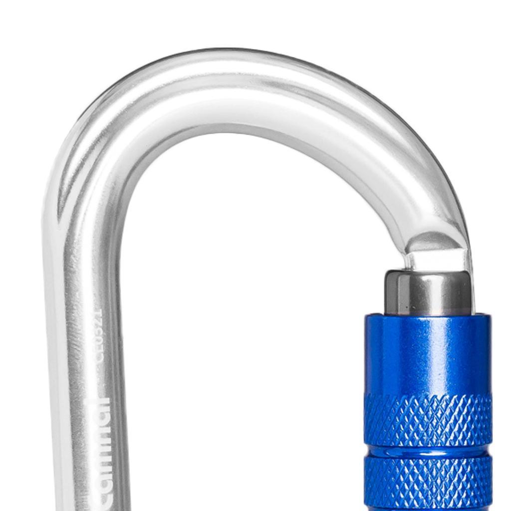 5pcs 25KN Aluminum Climbing  Carabiner D Type  Multicolor