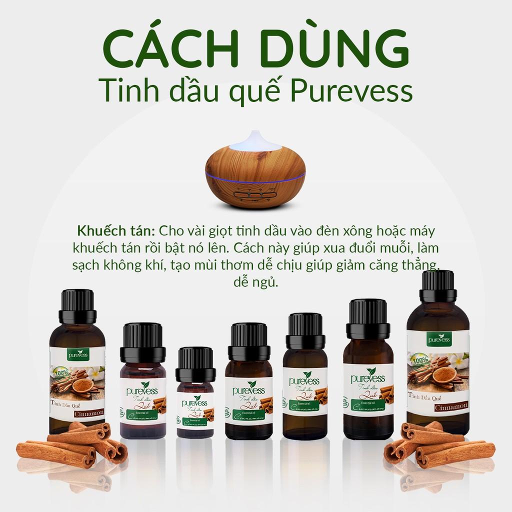 Tinh dầu Quế giúp khử mùi PUREVESS 15ml