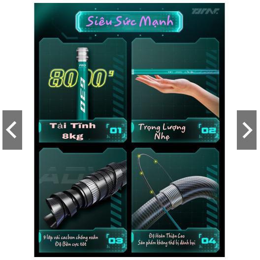 Cần Câu Đài cao cấp ChuangWei Lang Quân Như Ý 6H TH2 bản nâng cấp CT50