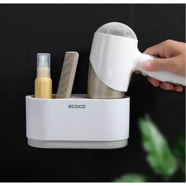 Cốc cắm lược, máy sấy tóc dán tường ECO CO
