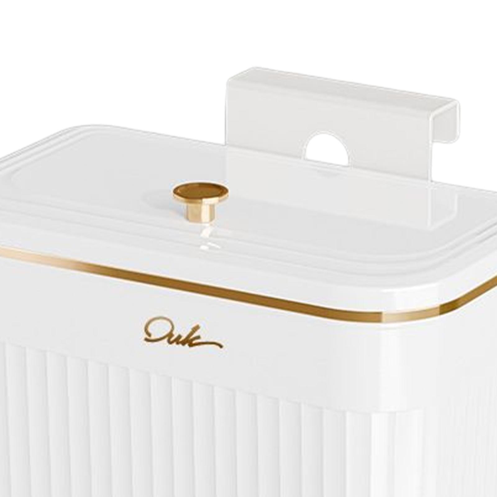 Trash Can Indoor Wall Door Bathroom Wall Mounted Kitchen Counter Compost Bin