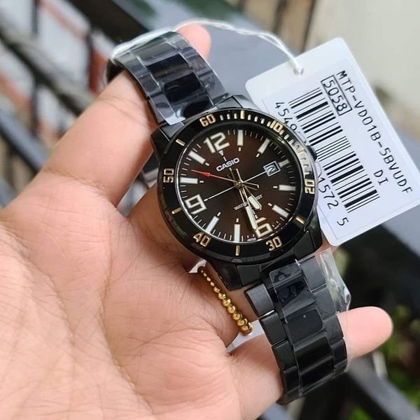 Đồng hồ nam dây kim loại Casio Anh Khuê MTP-VD01B-5BVUDF