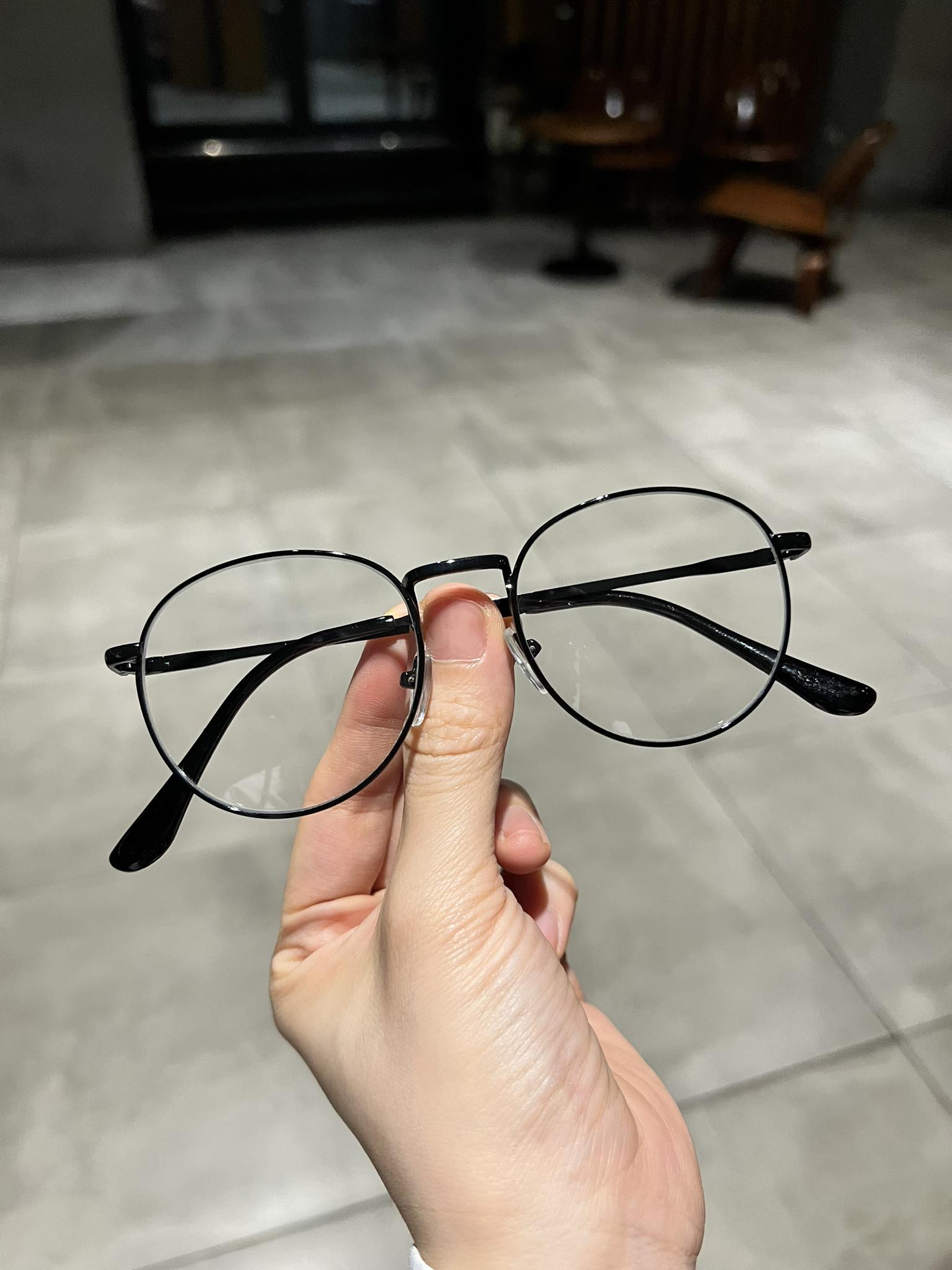 Kính Mắt tròn form nhỏ xinh gọng nhẹ cho nam nữ