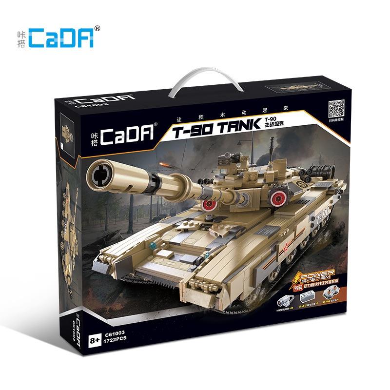 Đồ Chơi Lắp Ráp kiểu LEGO Mô Hình Tank T90 Army điều khiển từ xa C61003 với 1722 mảnh ghép