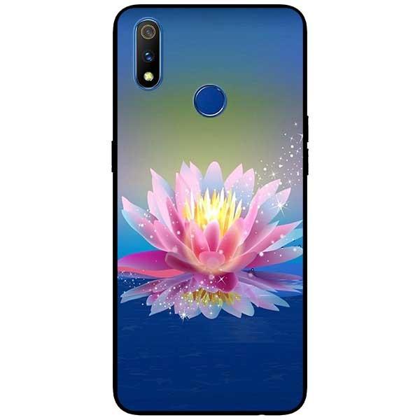 Ốp lưng dành cho Realme 3 - Realme 3 Pro - Realme 5 / 5s / 5i / 6i / 6i - Realme 5 Pro mẫu Sen Xanh Hồng