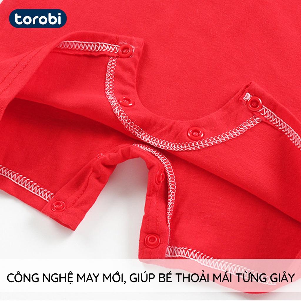 Bodysuit Cho Bé, Body Đùi Torobi Cotton Mềm mại, Thấm Hút Mồ Hôi, Khô Nhanh | 1-12 Tháng